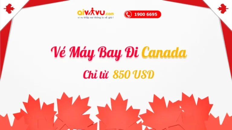 Vé máy bay đi Canada giá rẻ