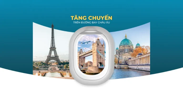 Vietnam Airlines tăng tầng xuất bay đến Châu Âu